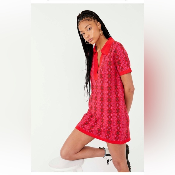 Free People Kitt Mini Dress Sz. L - Picture 2 of 6